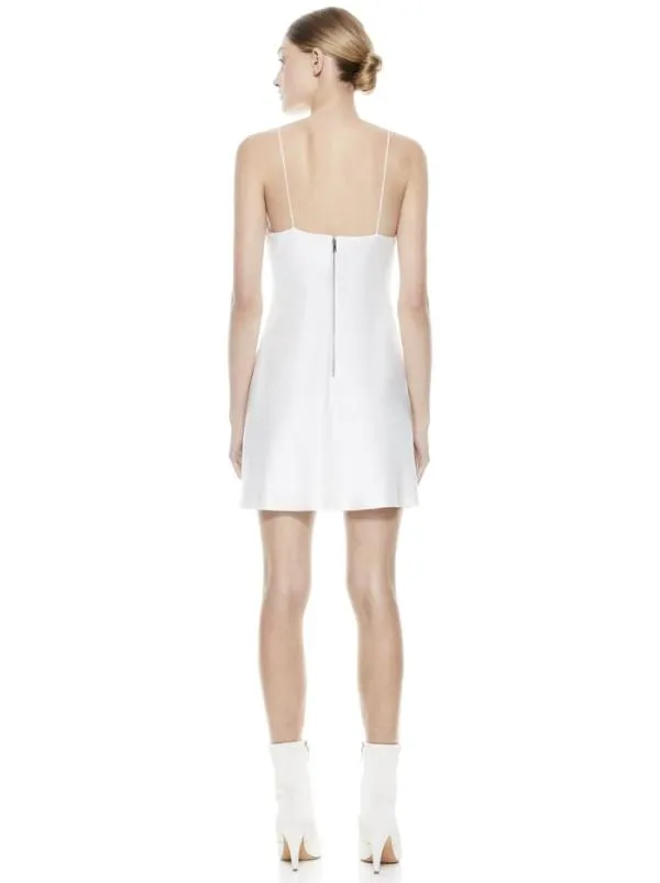 Dresses Women Alice Olivia HARMONY MINI SLIP DRESS Off White