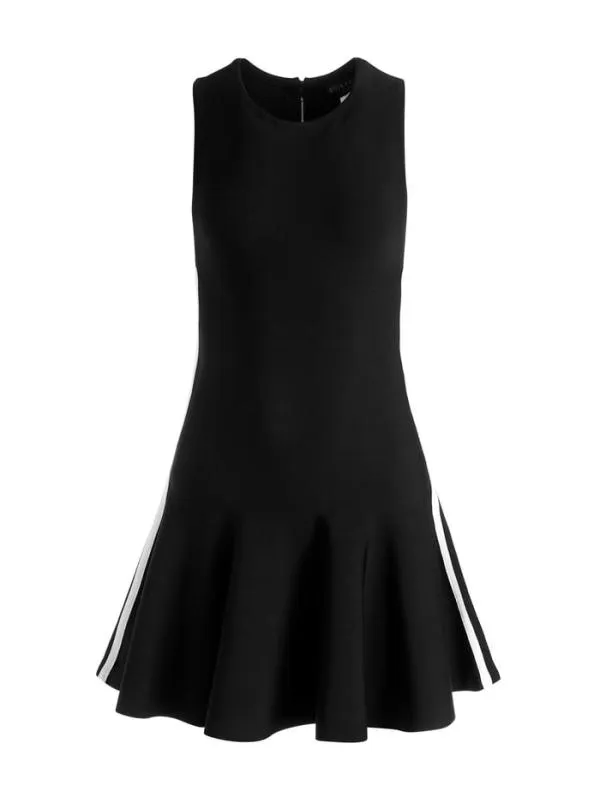 Dresses Women Alice Olivia KIMI SIDE STRIPE MINI DRESS Black Combo