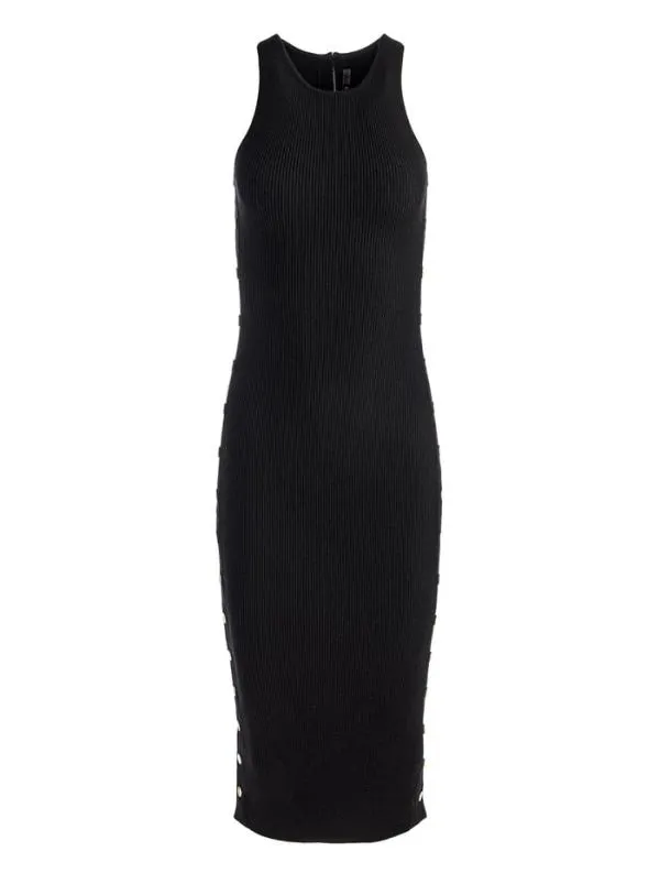 Dresses Women Alice Olivia LALITA SIDE SNAP MIDI DRESS Black