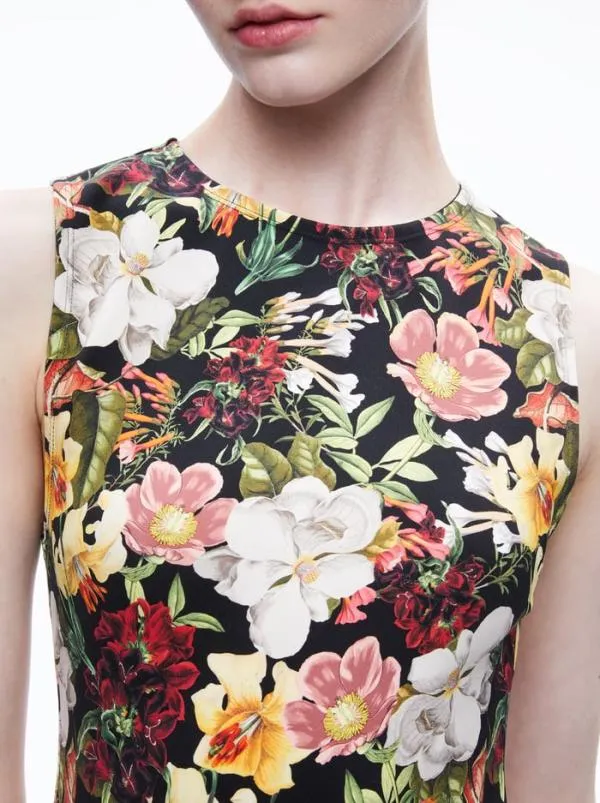Dresses Women Alice Olivia WYNELL MINI DRESS Juniper Floral Black