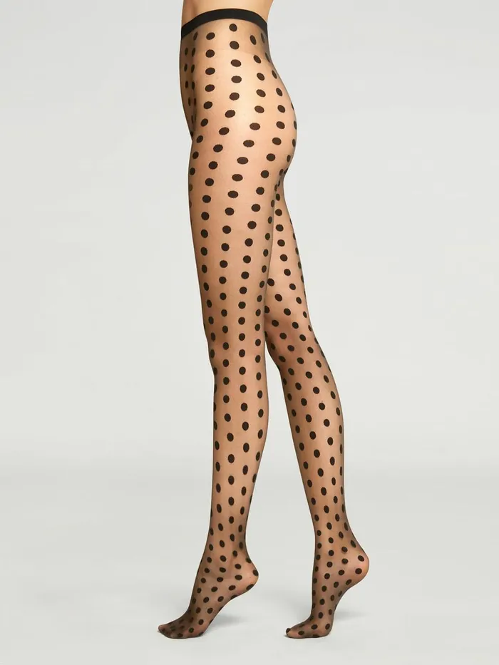 Elle Tights Fairly Lightblack Women Wolford Tights