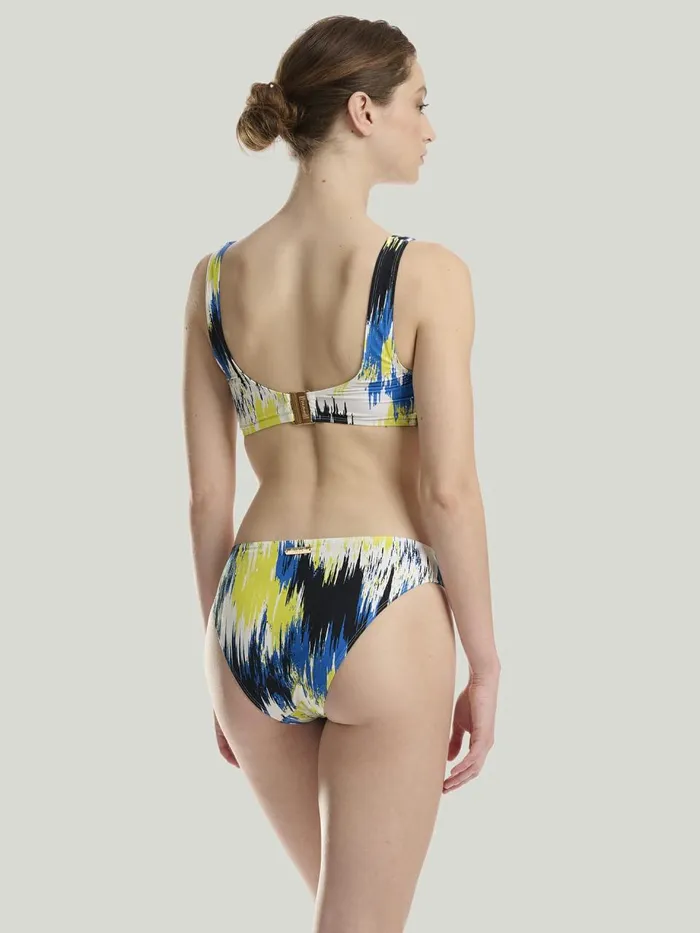 Essentials Bikini Top Citron Print Women Wolford Swimwear