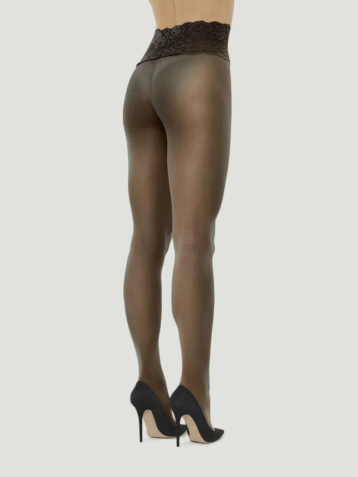 Fatal Lace Tights Black Women Wolford Tights