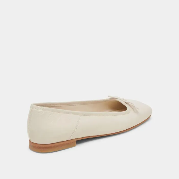 Flats and Loafers Shop Dolce Vita Anisa Ballet Flats Creme Crinkle Patent Creme Crinkle Patent