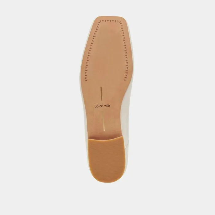 Flats and Loafers Shop Dolce Vita Anisa Ballet Flats Creme Crinkle Patent Creme Crinkle Patent