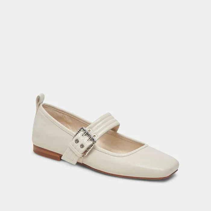 Flats and Loafers Shop Dolce Vita Arora Ballet Flats Ivory Crinkle Patent Designer Ivory Ballet Flats Ivory Crinkle Patent