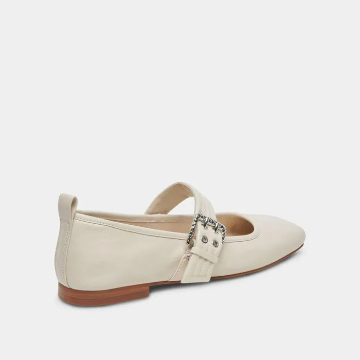 Flats and Loafers Shop Dolce Vita Arora Ballet Flats Ivory Crinkle Patent Designer Ivory Ballet Flats Ivory Crinkle Patent