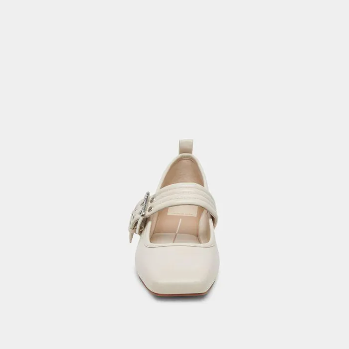 Flats and Loafers Shop Dolce Vita Arora Ballet Flats Ivory Crinkle Patent Designer Ivory Ballet Flats Ivory Crinkle Patent