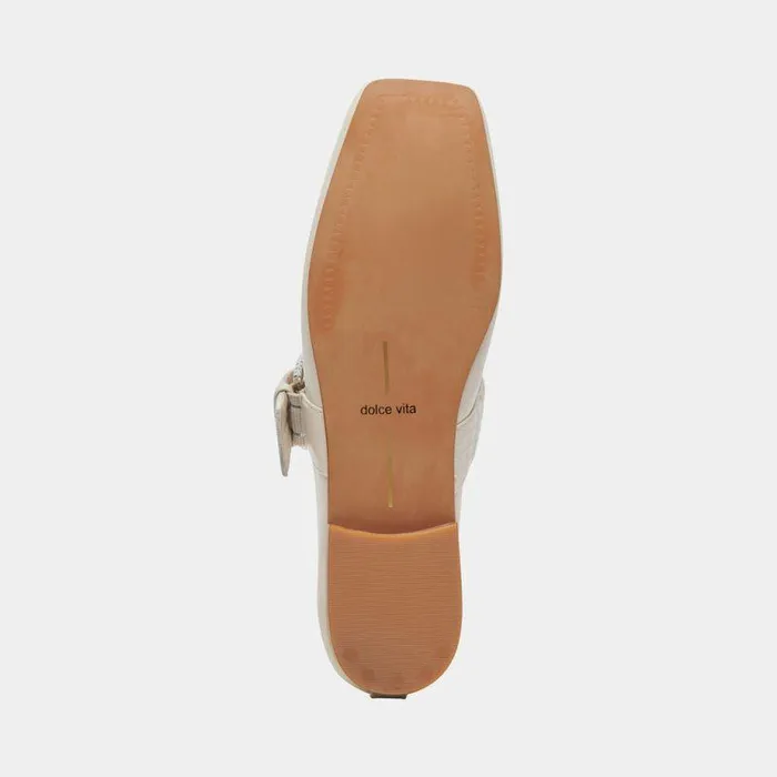 Flats and Loafers Shop Dolce Vita Arora Ballet Flats Ivory Crinkle Patent Designer Ivory Ballet Flats Ivory Crinkle Patent