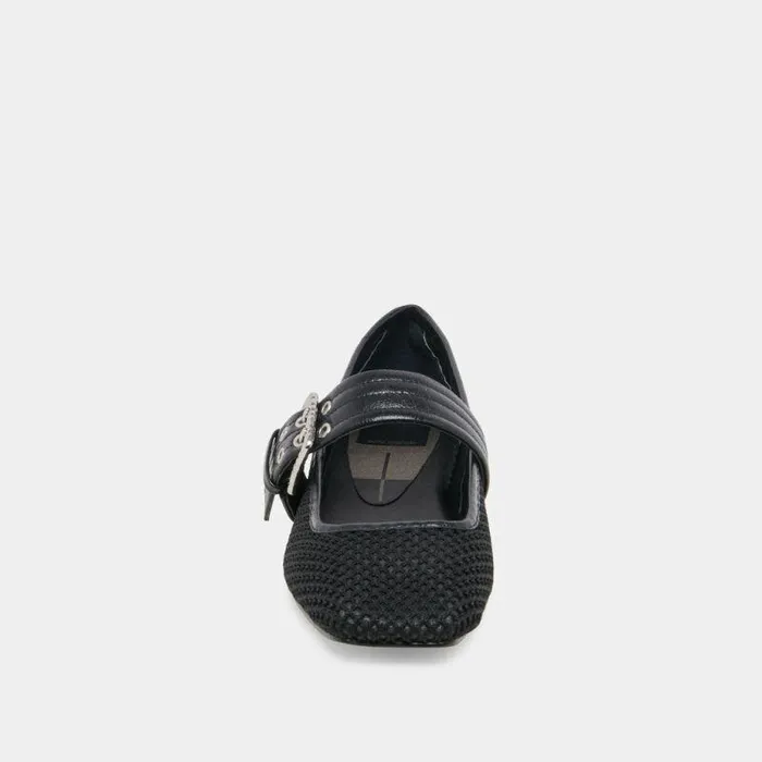 Flats and Loafers Shop Dolce Vita Arora Ballet Flats Onyx Woven Mesh Onyx Woven Mesh