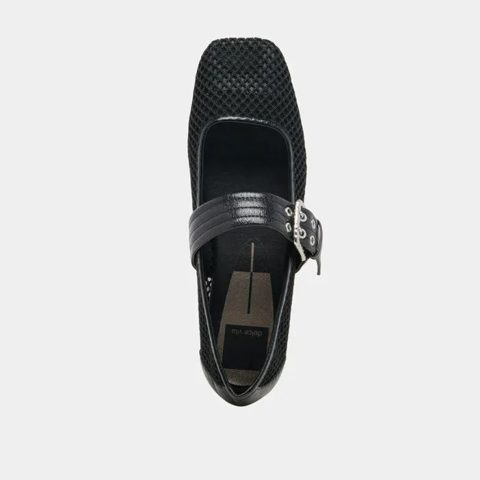 Flats and Loafers Shop Dolce Vita Arora Ballet Flats Onyx Woven Mesh Onyx Woven Mesh