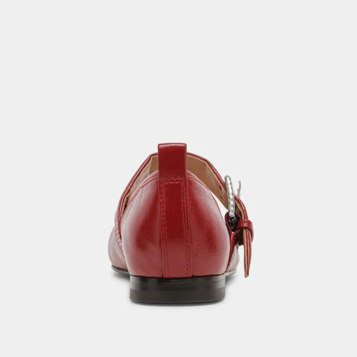 Flats and Loafers Shop Dolce Vita Arora Ballet Flats Red Crinkle Patent Red Crinkle Patent