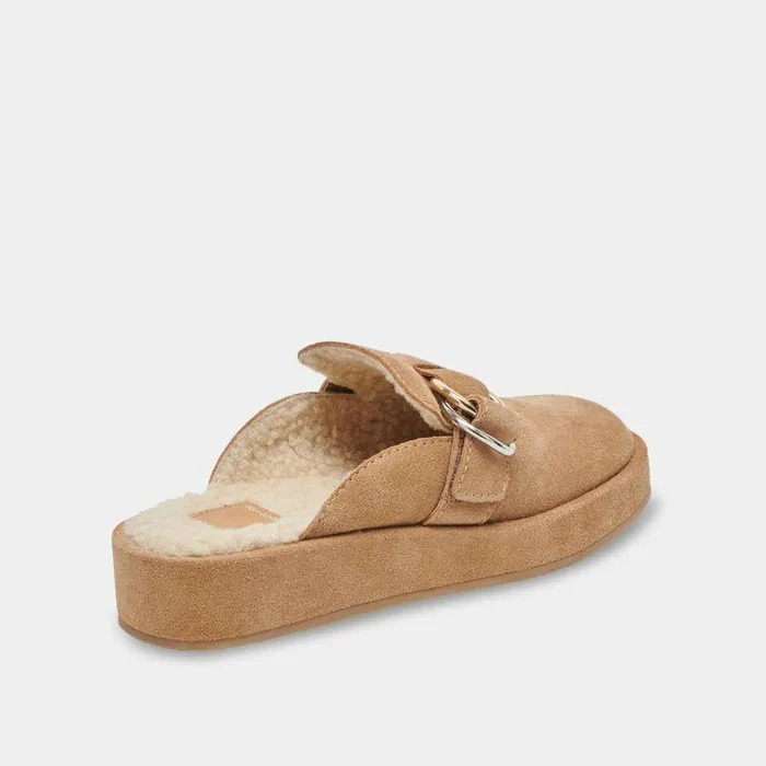 Flats and Loafers Shop Dolce Vita Astor Plush Flats Desert Suede Desert Suede