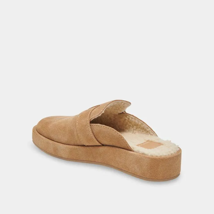 Flats and Loafers Shop Dolce Vita Astor Plush Flats Desert Suede Desert Suede