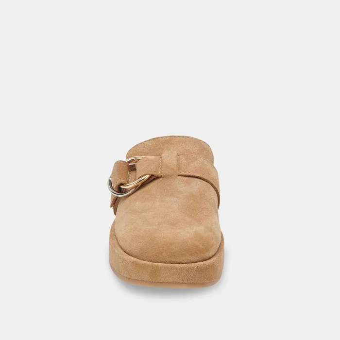 Flats and Loafers Shop Dolce Vita Astor Plush Flats Desert Suede Desert Suede