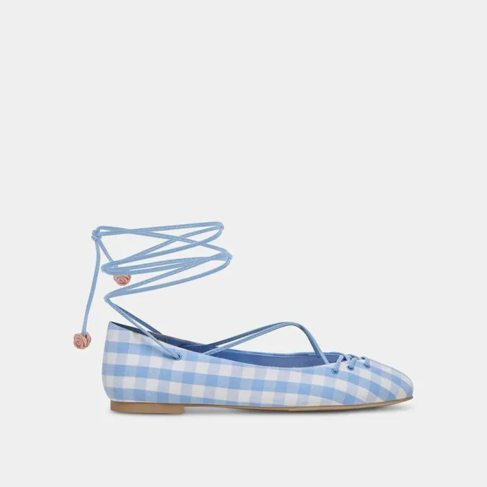 Flats and Loafers Shop Dolce Vita Beate Ballet Flats White Blue Gingham White Blue Gingham Flats and Loafers Shop Dolce Vita Beate Ballet Flats White Blue Gingham White Blue Gingham