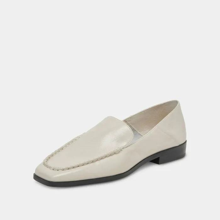 Flats and Loafers Shop Dolce Vita Beny Flats Ivory Crinkle Patent Ivory Crinkle Patent