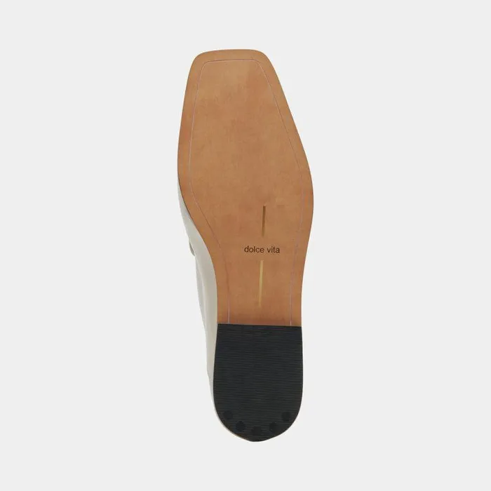 Flats and Loafers Shop Dolce Vita Beny Flats Ivory Crinkle Patent Ivory Crinkle Patent