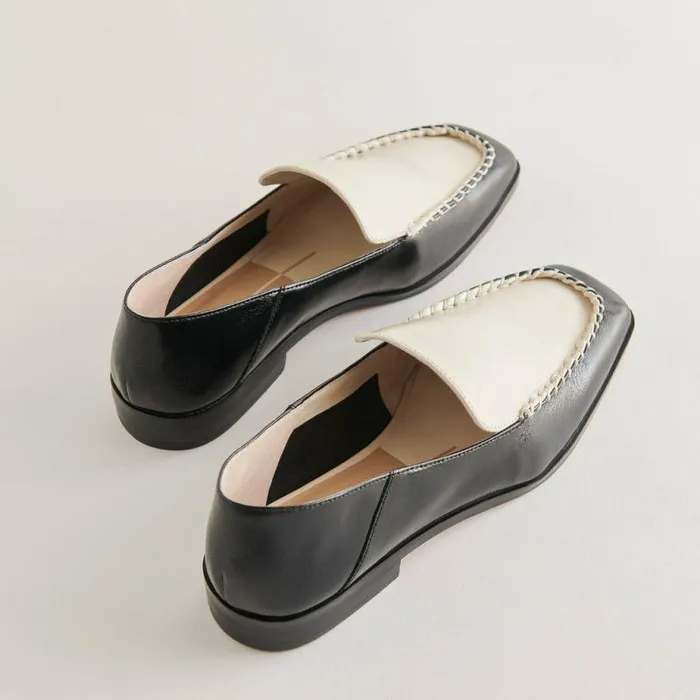 Flats and Loafers Shop Dolce Vita Beny Flats White Black Crinkle Patent Women039s White Black Flats White Black Crinkle Patent