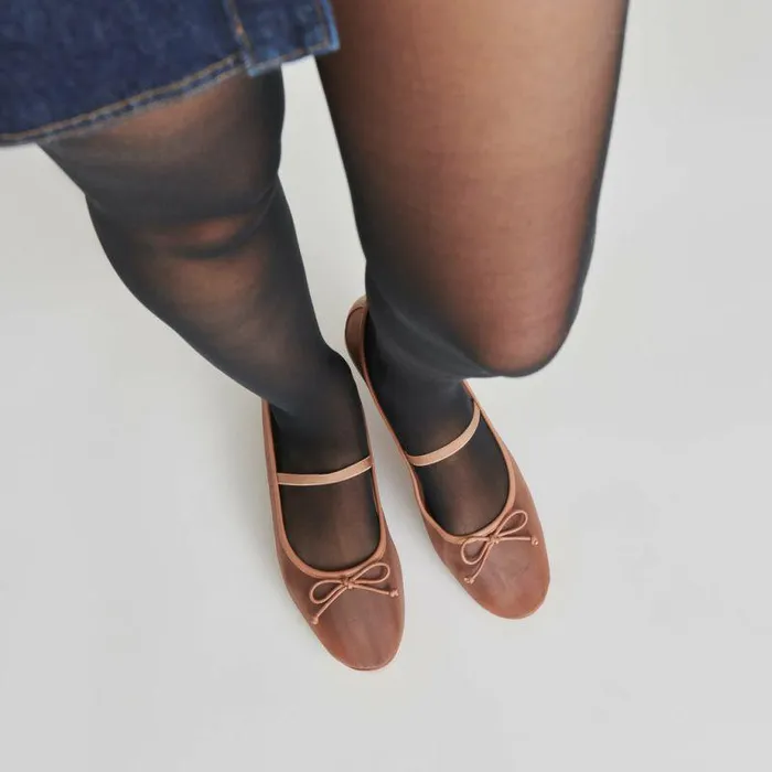 Flats and Loafers Shop Dolce Vita Cadel Ballet Flats Cider Mesh Cider Mesh