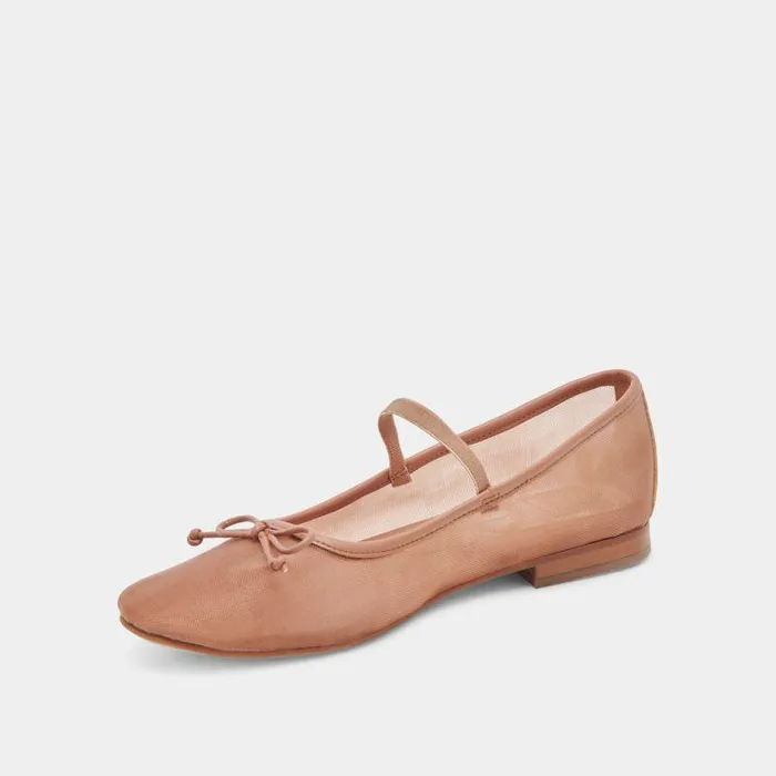 Flats and Loafers Shop Dolce Vita Cadel Ballet Flats Cider Mesh Cider Mesh