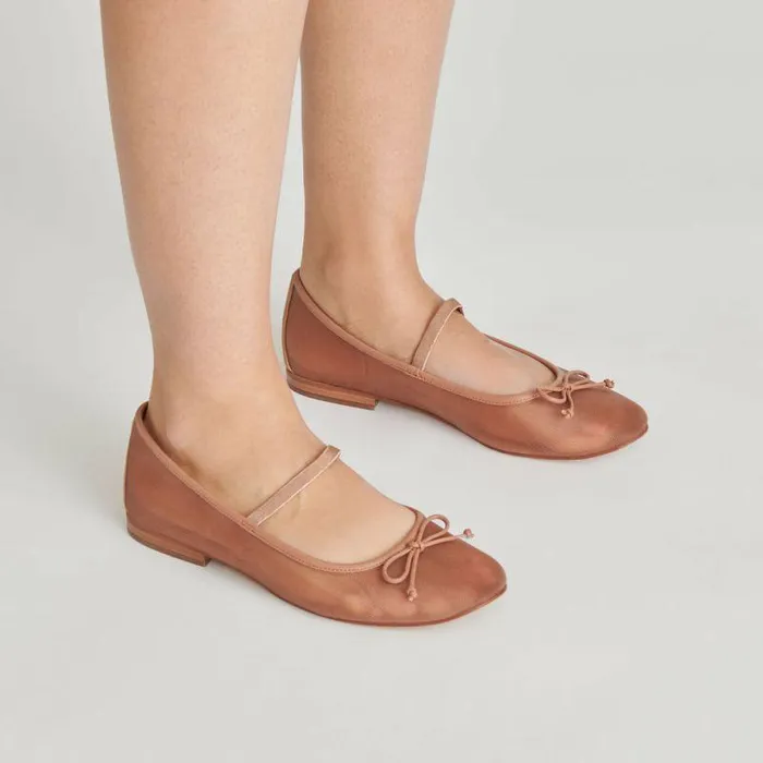 Flats and Loafers Shop Dolce Vita Cadel Ballet Flats Cider Mesh Cider Mesh