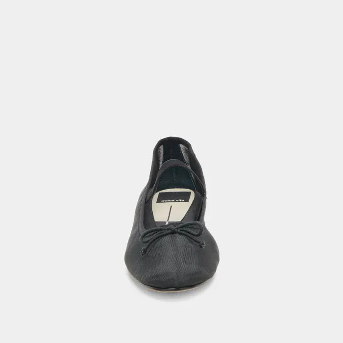 Flats and Loafers Shop Dolce Vita Cadel Ballet Flats Onyx Mesh Onyx Mesh