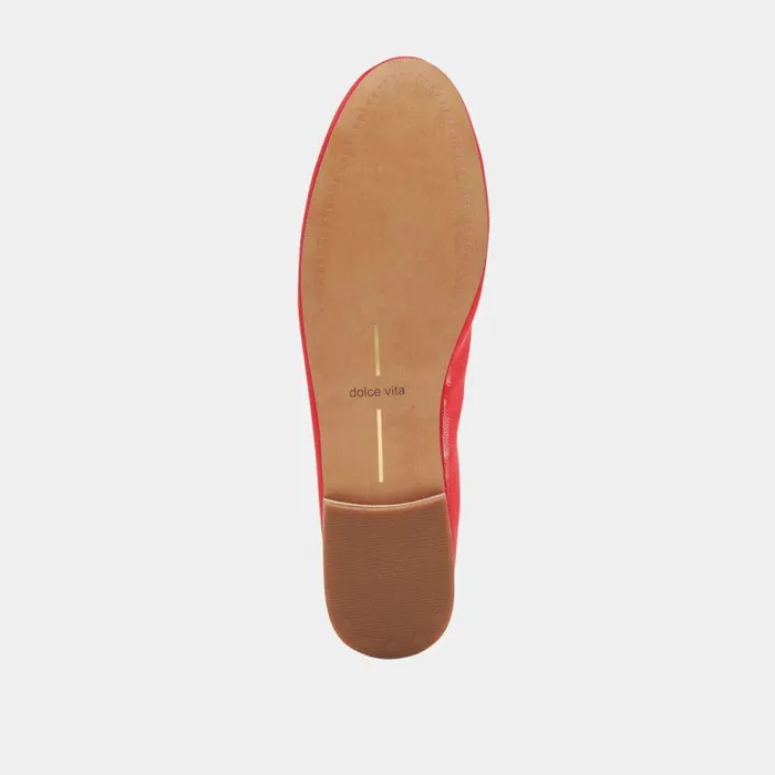Flats and Loafers Shop Dolce Vita Cadel Ballet Flats Red Mesh Red Mesh