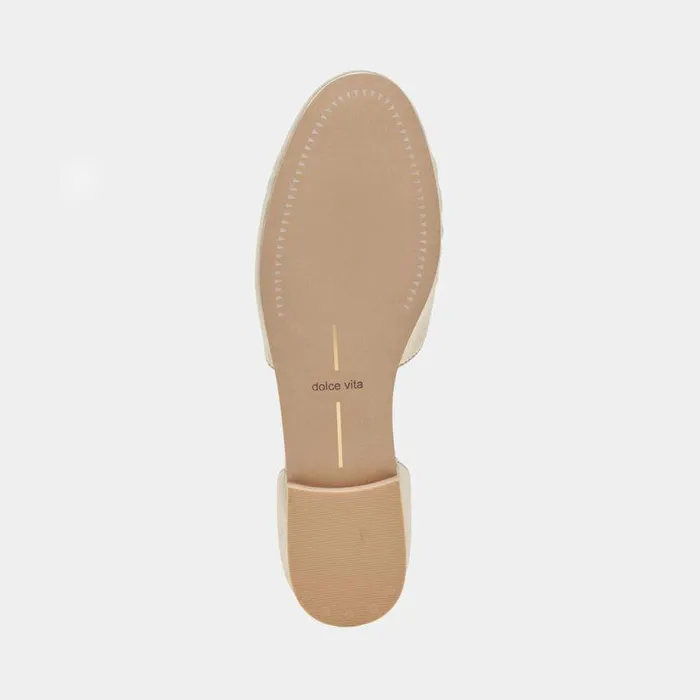 Flats and Loafers Shop Dolce Vita Cancun Ballet Flats Light Gold Metallic Leather Light Gold Metallic Leather