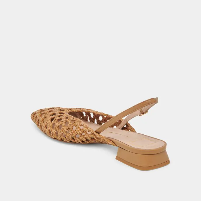 Flats and Loafers Shop Dolce Vita Cyndi Flats Natural Woven Natural Woven
