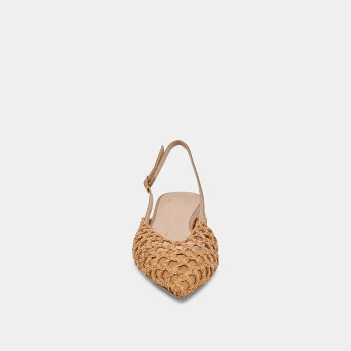 Flats and Loafers Shop Dolce Vita Cyndi Flats Natural Woven Natural Woven