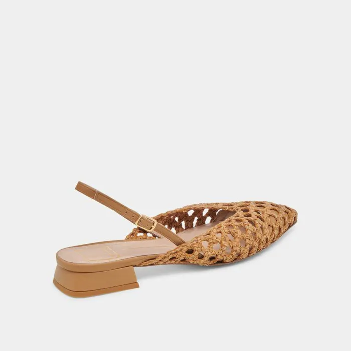 Flats and Loafers Shop Dolce Vita Cyndi Flats Natural Woven Natural Woven