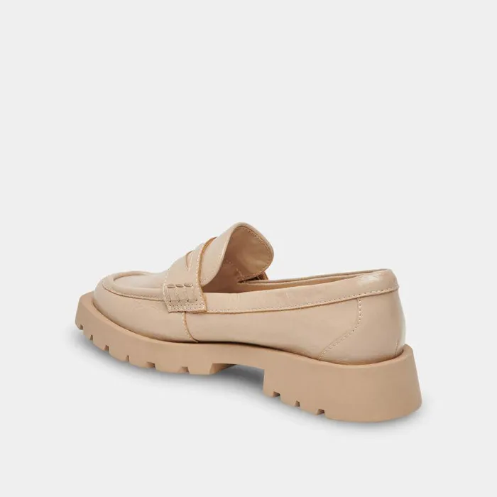 Flats and Loafers Shop Dolce Vita Elias Flats Sesame Crinkle Patent Sesame Crinkle Patent