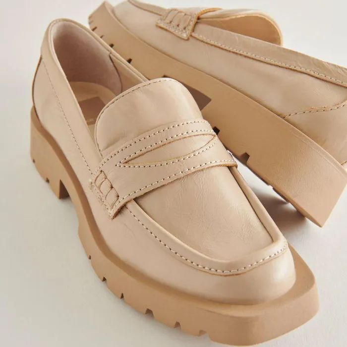 Flats and Loafers Shop Dolce Vita Elias Flats Sesame Crinkle Patent Sesame Crinkle Patent