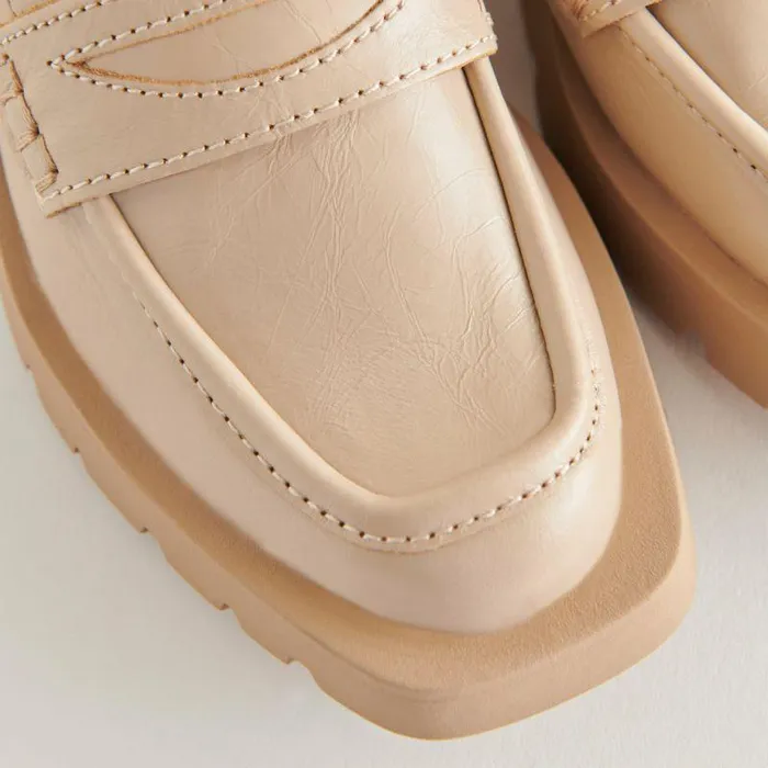 Flats and Loafers Shop Dolce Vita Elias Flats Sesame Crinkle Patent Sesame Crinkle Patent