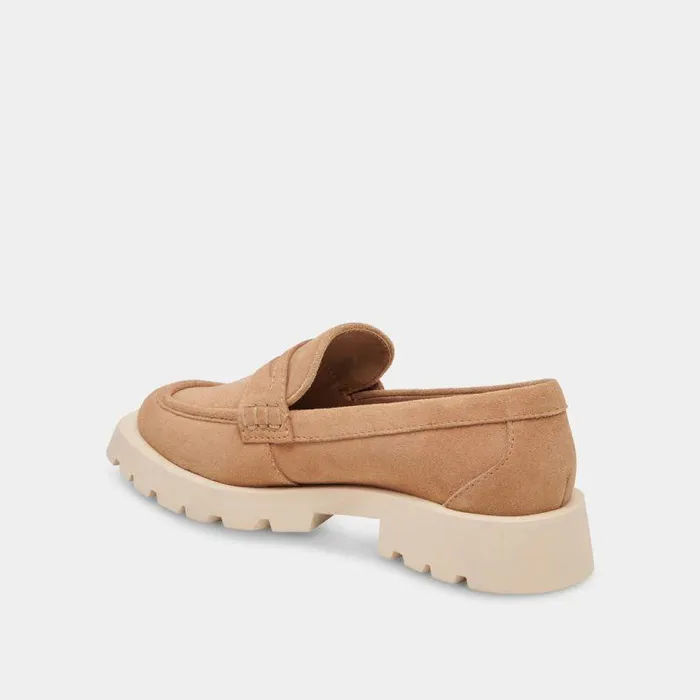 Flats and Loafers Shop Dolce Vita Elias Flats Toffee Suede Toffee Suede