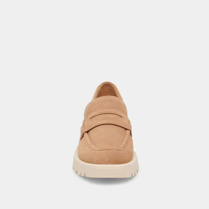 Flats and Loafers Shop Dolce Vita Elias Flats Toffee Suede Toffee Suede