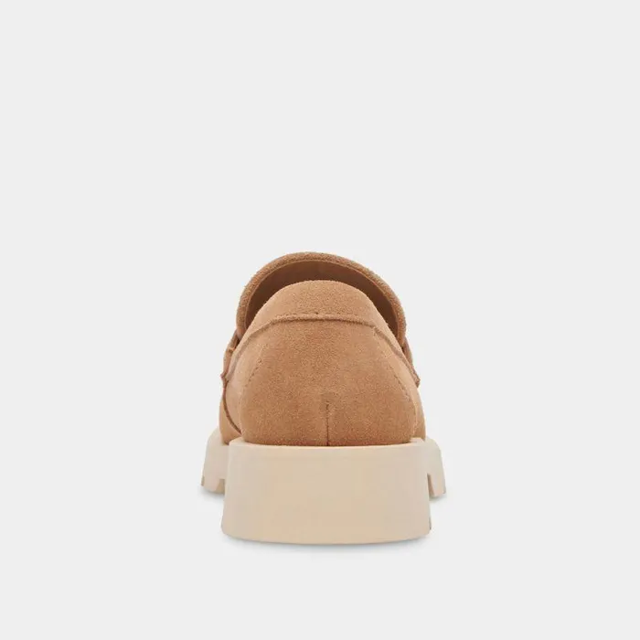 Flats and Loafers Shop Dolce Vita Elias Flats Toffee Suede Toffee Suede
