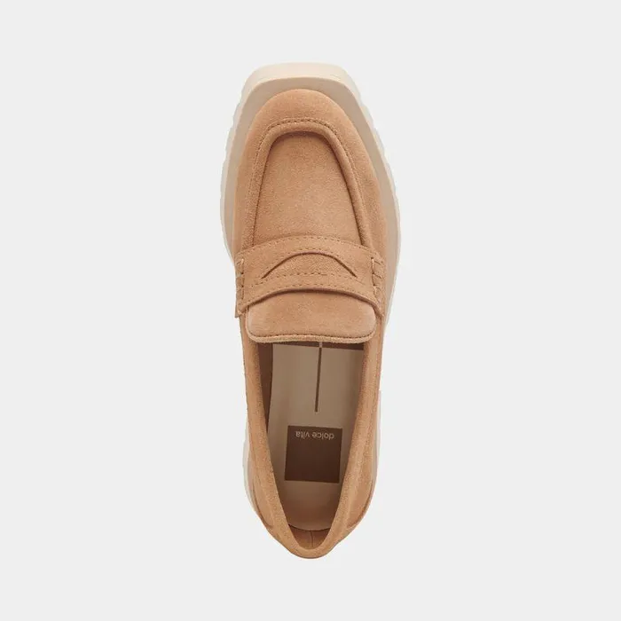 Flats and Loafers Shop Dolce Vita Elias Flats Toffee Suede Toffee Suede