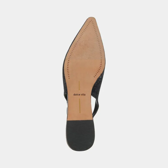 Flats and Loafers Shop Dolce Vita Elley Flats Blue Denim Women039s Designer Carbon Denim Flats Carbon Denim