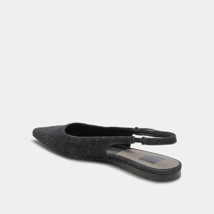 Flats and Loafers Shop Dolce Vita Elley Flats Blue Denim Women039s Designer Carbon Denim Flats Carbon Denim