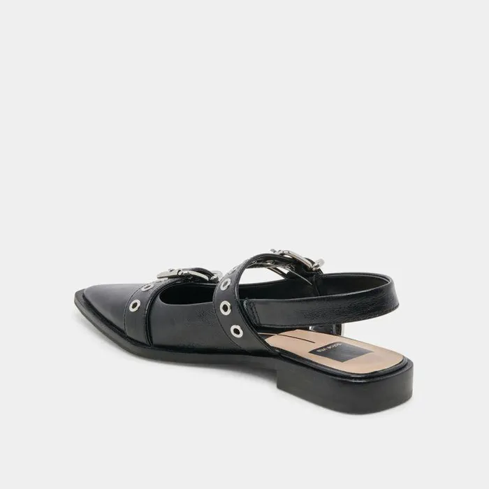Flats and Loafers Shop Dolce Vita Labell Flats Midnight Crinkle Patent Midnight Crinkle Patent