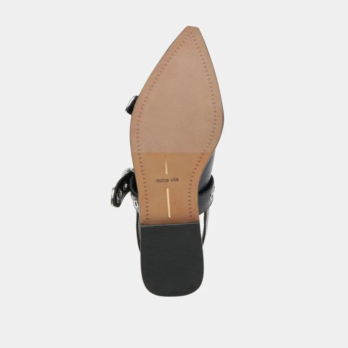 Flats and Loafers Shop Dolce Vita Labell Flats Midnight Crinkle Patent Midnight Crinkle Patent