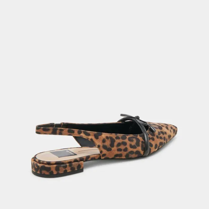 Flats and Loafers Shop Dolce Vita Payge Flats Leopard Suede Leopard Suede