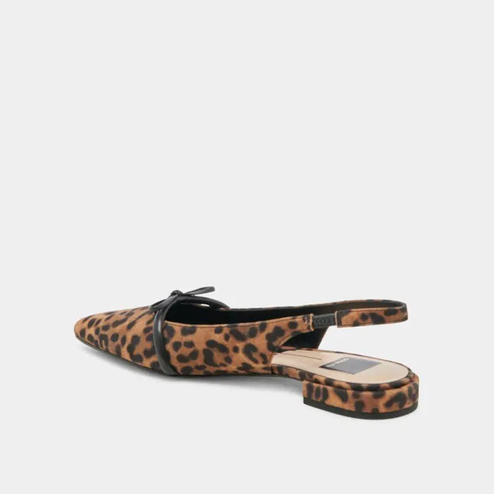 Flats and Loafers Shop Dolce Vita Payge Flats Leopard Suede Leopard Suede