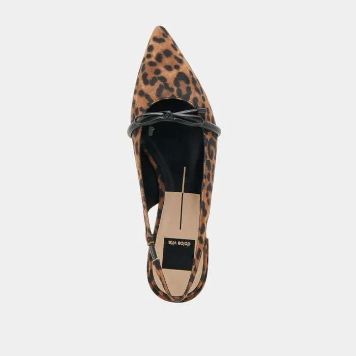 Flats and Loafers Shop Dolce Vita Payge Flats Leopard Suede Leopard Suede