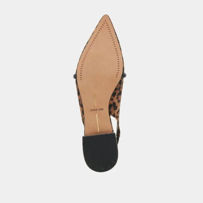 Flats and Loafers Shop Dolce Vita Payge Flats Leopard Suede Leopard Suede
