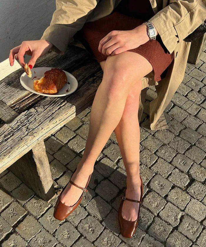 Flats and Loafers Shop Dolce Vita Reyes Ballet Flats Browm Crinkle Patent Brown Crinkle Ballet Flats Brown Crinkle Patent