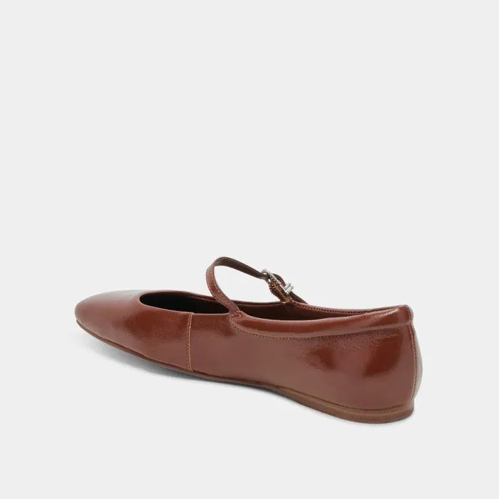 Flats and Loafers Shop Dolce Vita Reyes Ballet Flats Browm Crinkle Patent Brown Crinkle Ballet Flats Brown Crinkle Patent