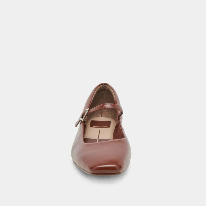 Flats and Loafers Shop Dolce Vita Reyes Ballet Flats Browm Crinkle Patent Brown Crinkle Ballet Flats Brown Crinkle Patent